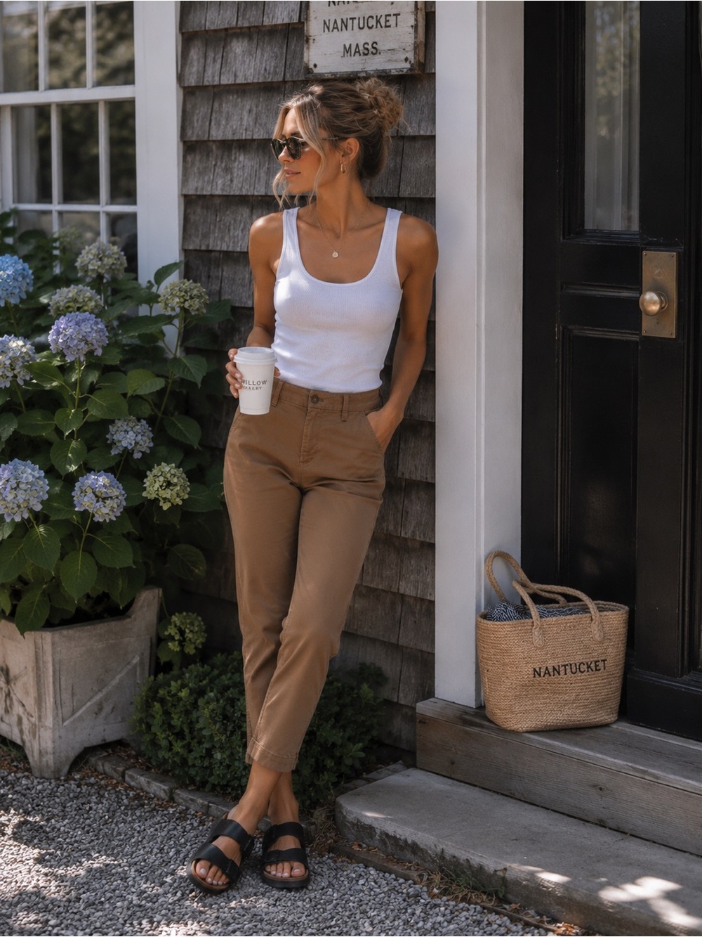 J Crew Factory High Rise Girlfriend Chino Pants Khaki Tan Petite 12P Cropped